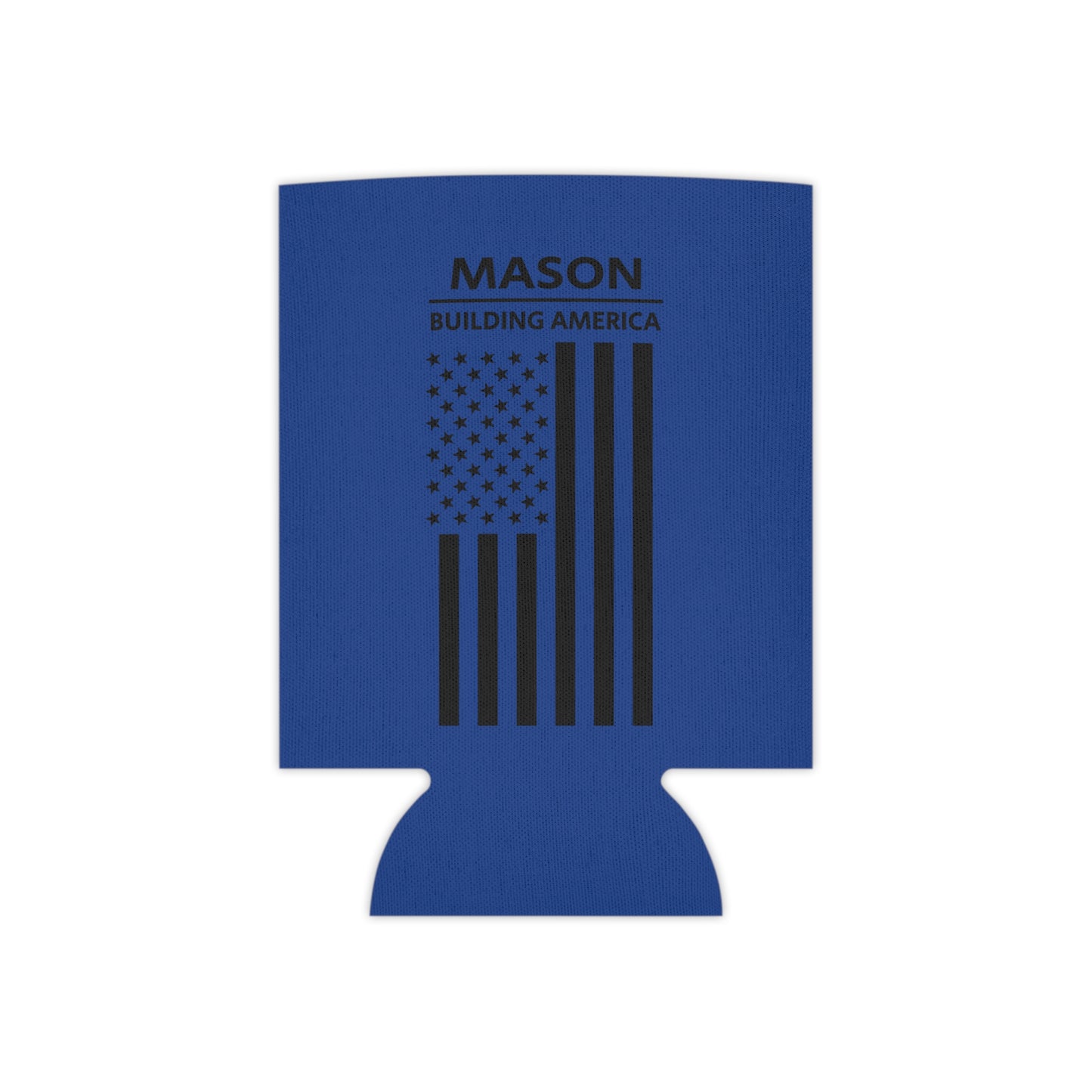 Mason - Building America / American Flag / Can Koozie