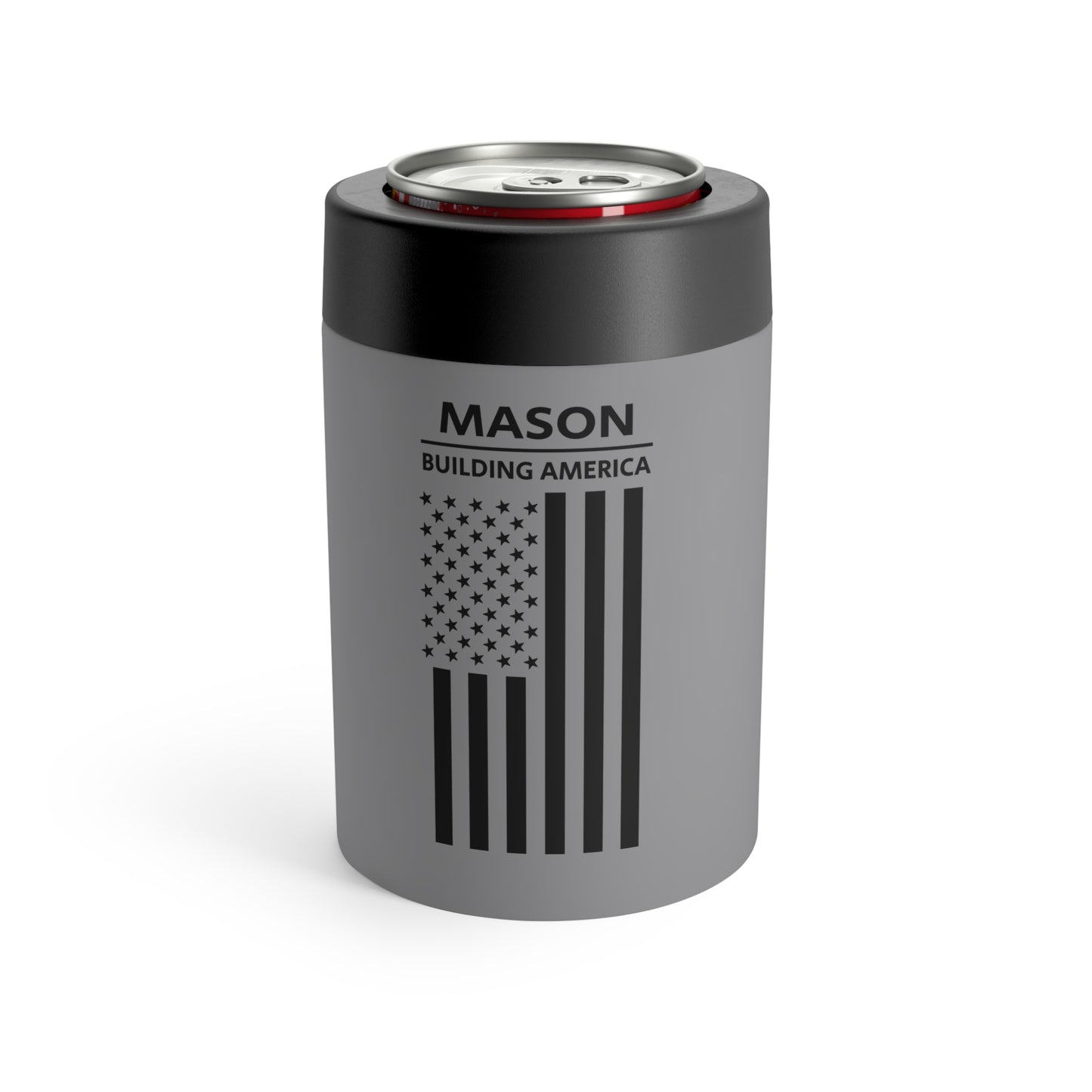 Mason - Building America / American Flag / Can Cooler