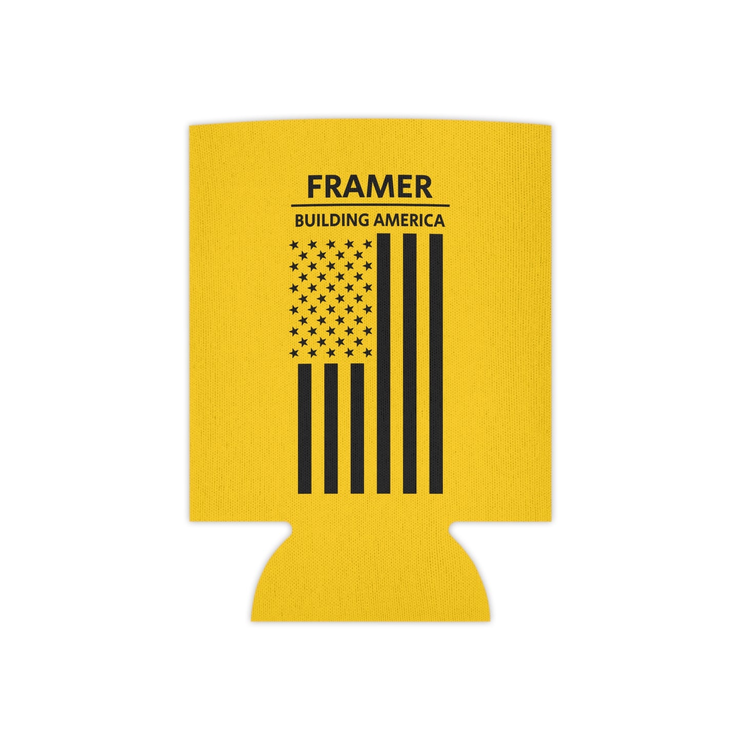 Framer - Building America / American Flag / Can Koozie