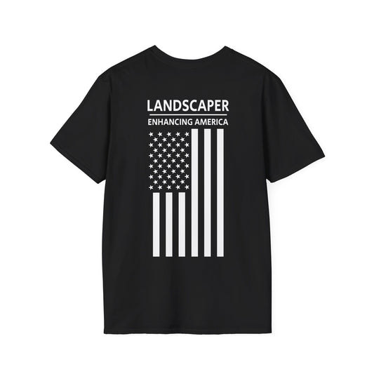 Landscaper - Enhancing America / American Flag / T-Shirt