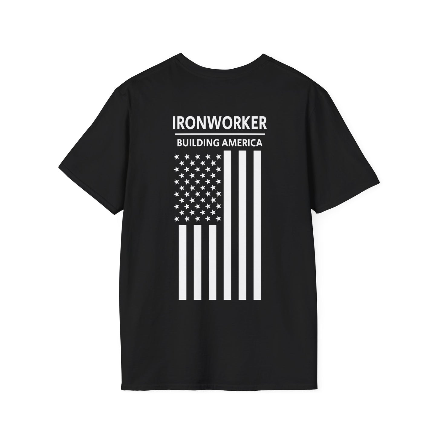 Ironworker - Building America / American Flag / T-Shirt