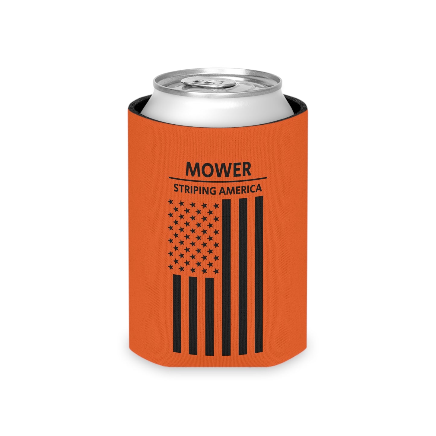 Mower - Striping America / American Flag / Can Koozie