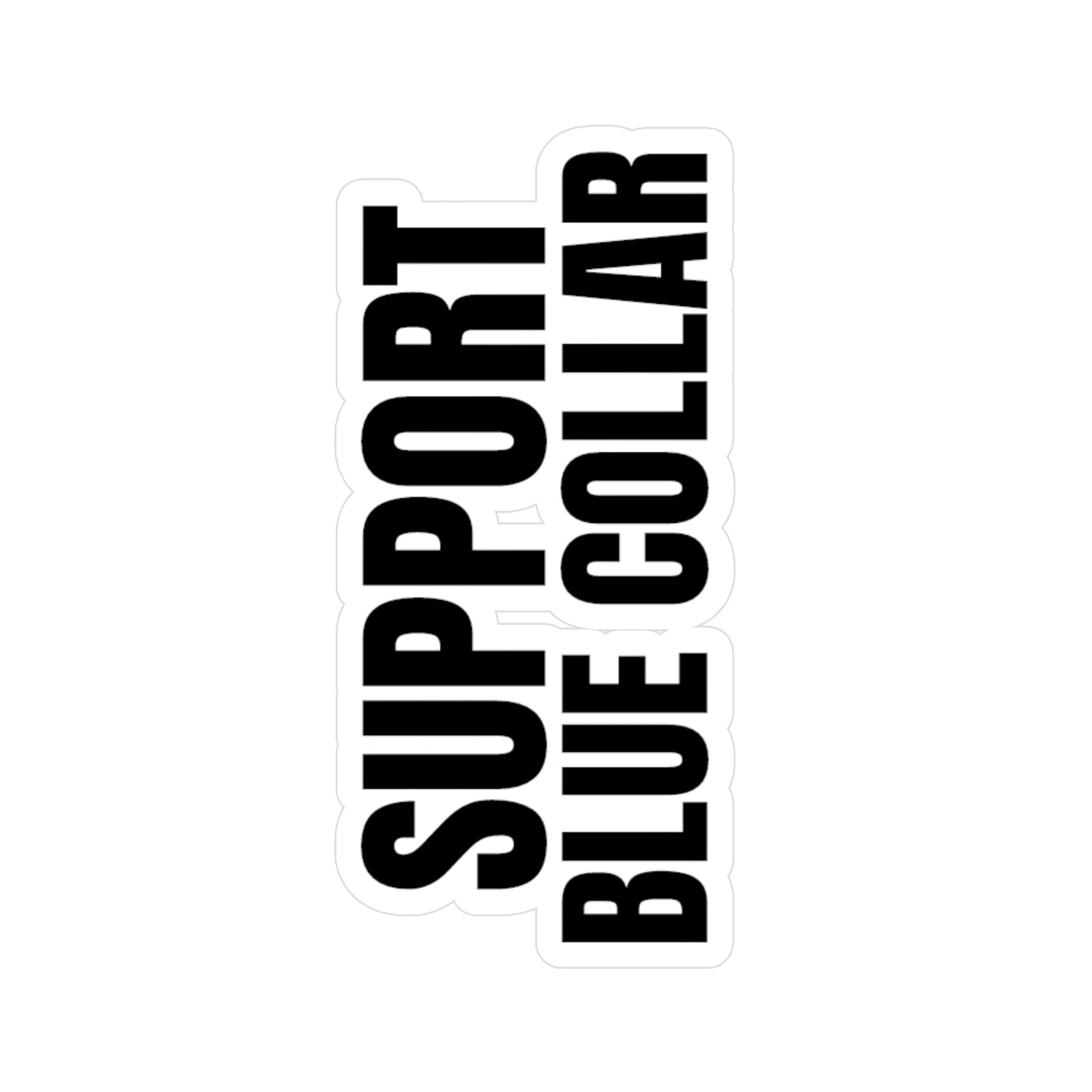 Support Blue Collar / BCK / Vinyl Sticker