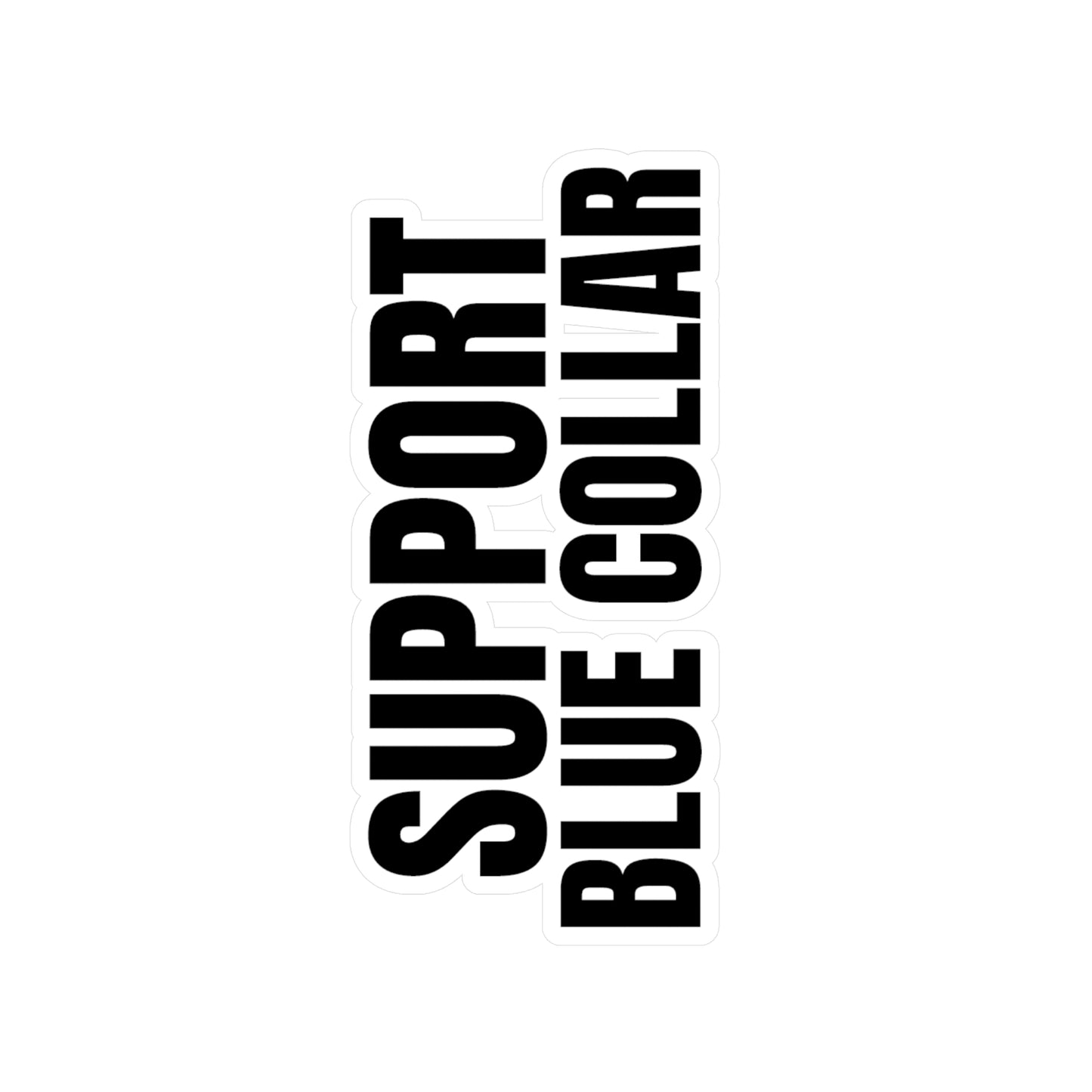 Support Blue Collar / BCK / Vinyl Sticker